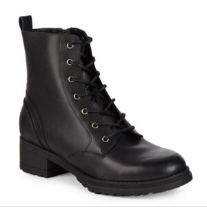 Size 6 - New Cole Haan Camea Waterproof Black Leather Ankle Boot